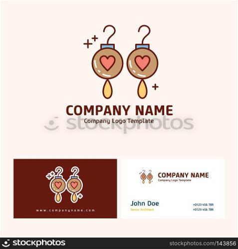 Company logo design with name based on mother&rsquo;s day vector. For web design and application interface, also useful for infographics. Vector illustration.