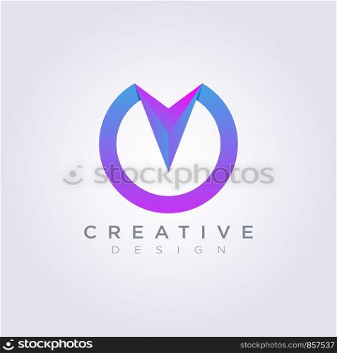 Compass Direction Arrow Abstract Vector Illustration Design Clipart Symbol Logo Template.