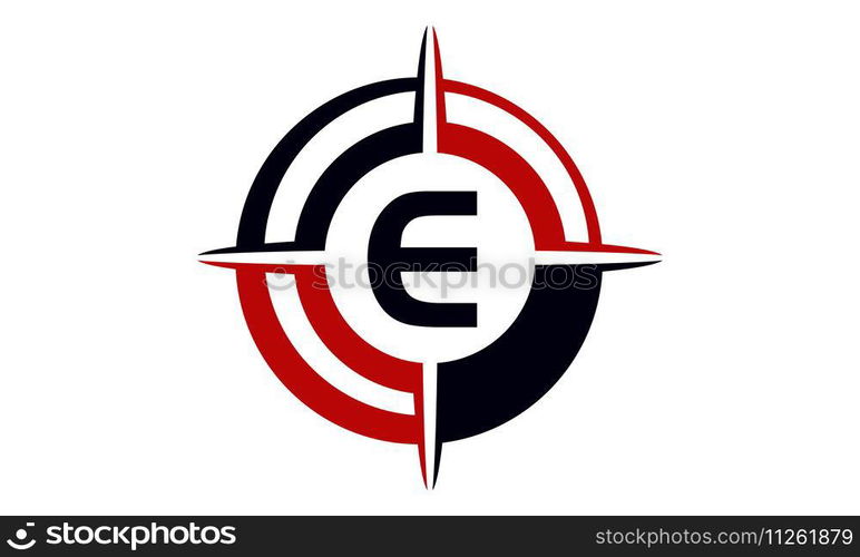 Compass Guide Solution Letter E