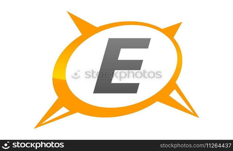 Compass Guide Solution Letter E