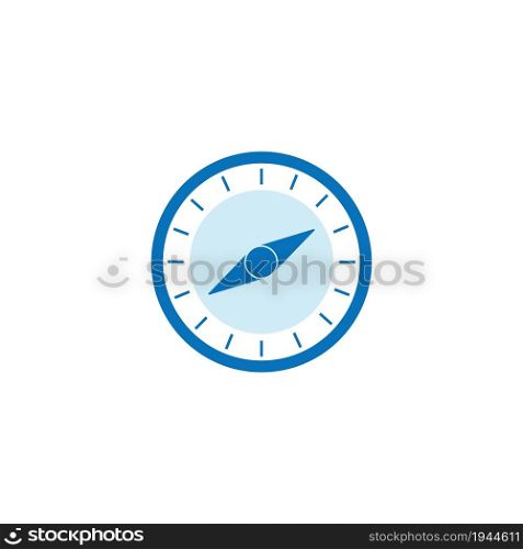 Compass icon logo vector design