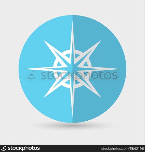 Compass Icon on a white background