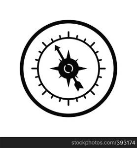 Compass icon, simple design for website or app, flat design.