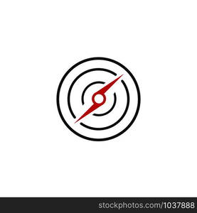 Compass icon Template vector icon illustration design