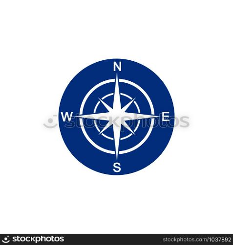 Compass icon Template vector icon illustration design