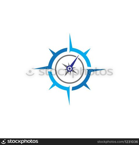 Compass icon Vector Illustration design Logo template