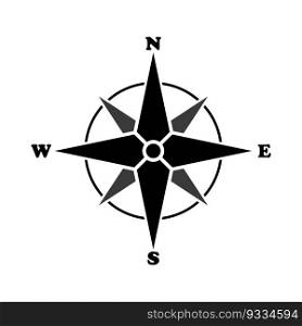 Compass icon vector illustration logo template