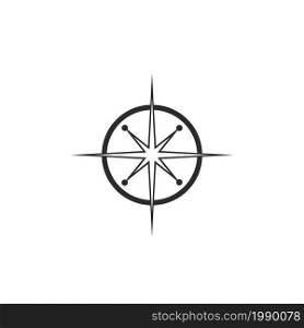 compass icon vector template illustration design