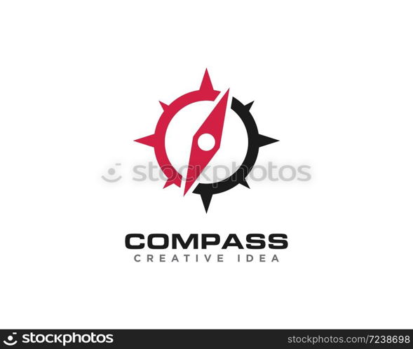 Compass Logo Design Vector