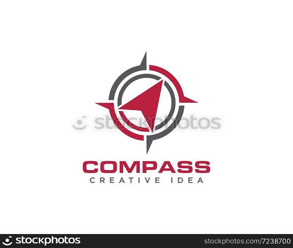 Compass Logo Design Vector