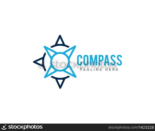 Compass Logo Icon Design Vector