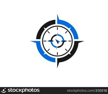 compass logo icon vector template design