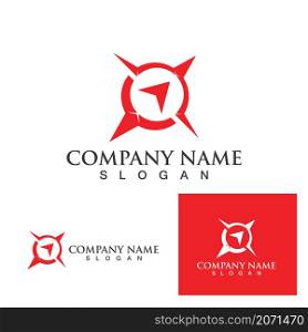 Compass logo signs and symbols