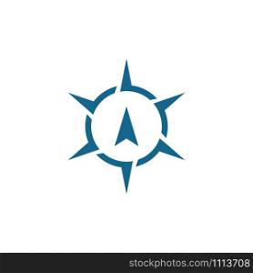 Compass Logo Template flat design