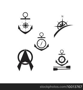 Compass Logo Template vector icon illustration design