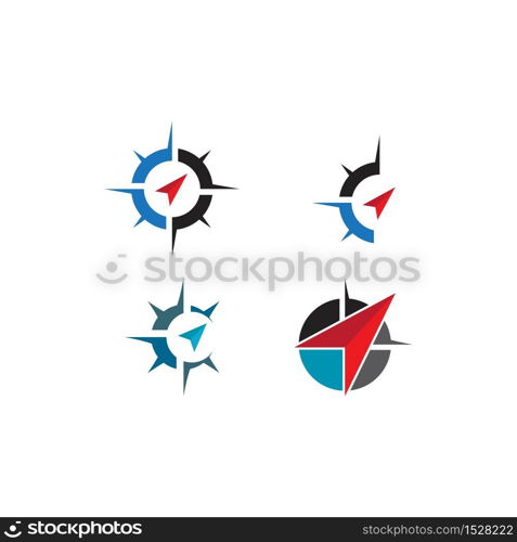 Compass Logo Template vector icon illustration design