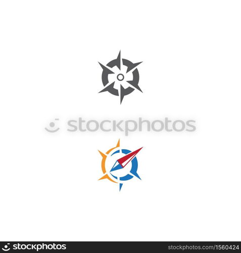 Compass Logo Template vector icon illustration design