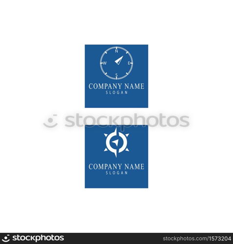 Compass Logo Template vector icon illustration design