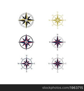 Compass Logo Template vector icon illustration design