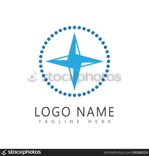 Compass Logo Template vector icon illustration design