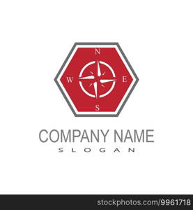 Compass Logo Template vector icon illustration design