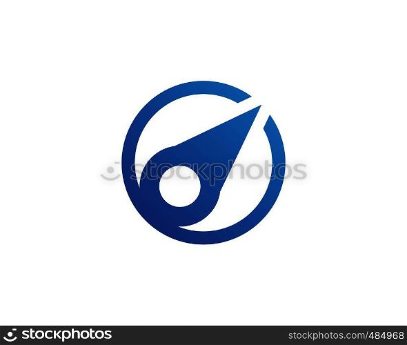 Compass Logo Template vector icon illustration design - Vector