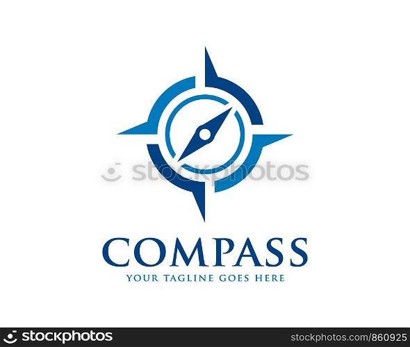 Compass Logo Template Vector Illustration
