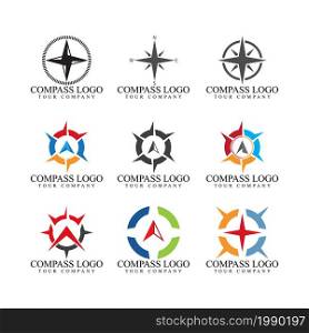 compass Logo Template vector symbol nature