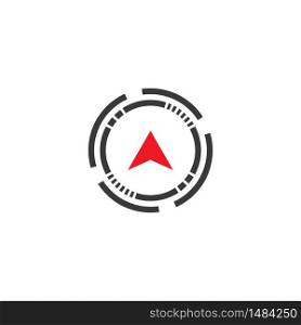 Compass Logo vector flat design