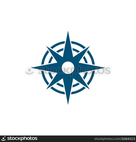 Compass Logo vector flat design