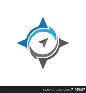 Compass logo vector icon design