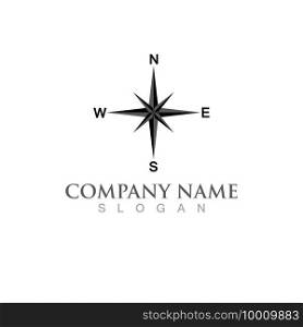 compass logo Vector illustration design