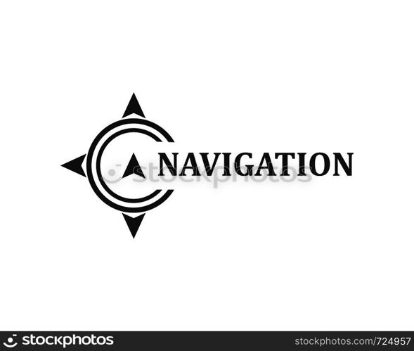 compass logo vector tempate ilustration design