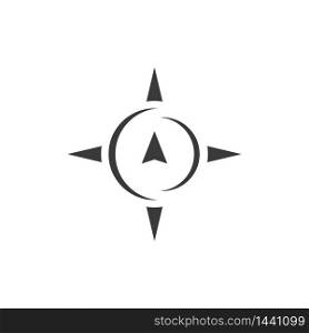 compass logo vector template illustration design