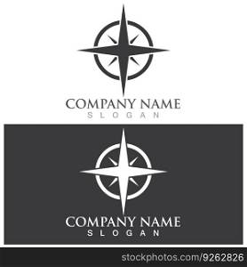 compass navigation icon vector illustration template design