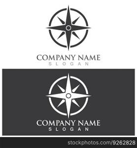compass navigation icon vector illustration template design
