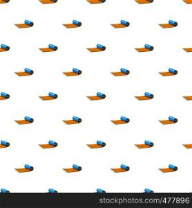 Compass pattern seamless repeat in cartoon style vector illustration. Compass pattern