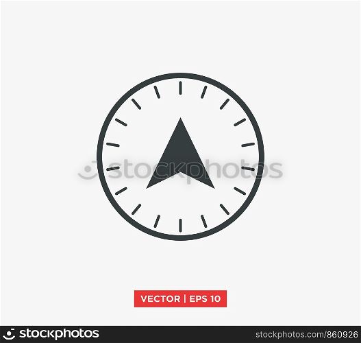Compass Point Icon Vector Illustration