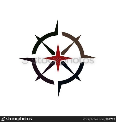 Compass Rose vector Logo Template