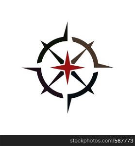 Compass Rose vector Logo Template