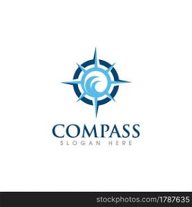 Compass vector icon illustration design Template