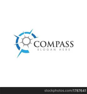 Compass vector icon illustration design Template