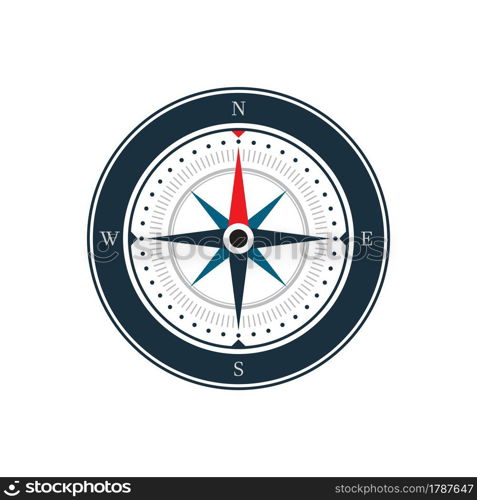 Compass vector icon illustration design Template