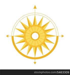 Compass2. Compass for definition of parts of the world. A vector illustration