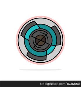 Complexity, Business, Challenge, Concept, Labyrinth, Logic, Maze Abstract Circle Background Flat color Icon