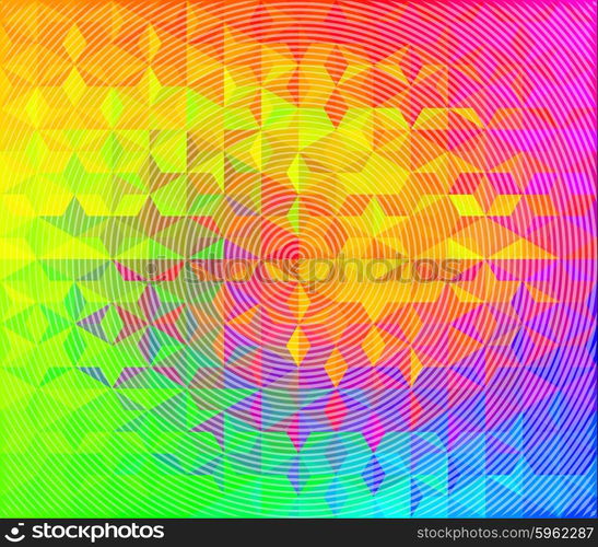 composition with grid, tiles, gradient effect, vector EPS10