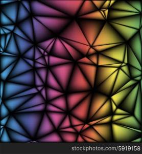 composition with triangles, gradient effect, vector EPS10