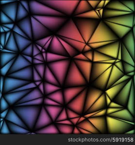 composition with triangles, gradient effect, vector EPS10