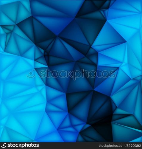 composition with triangles, gradient effect, vector EPS10