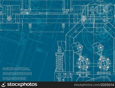 Computer aided design system. Blueprint. Corporate style. Blueprint. Corporate style. Mechanical instrument making. Technical